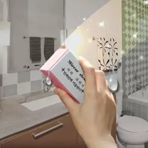 욕실 화장실 거울 미러 크리너 창문닦이