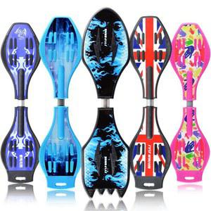 스네이크보드 에스보드 소형 스케이트 바퀴 LED