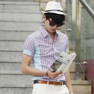 밀짚 모자 휴양지 페도라 챙넓은 여성