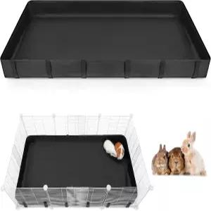 글리트메 기니피그 케이지 라이너 기니피그용 방수 격자 케이지용 라이너용 타프 바닥이 있는 침구 토끼
