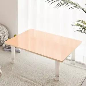 국산 접이식 밥상 애플피치 4단 라운드 테이블 800