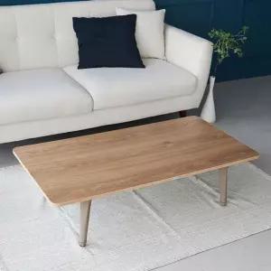 국산 접이식 밥상 내추럴오크 유광 6단 라운드 테이블 1200