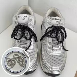 느낌상점 신발 꾸미기 구슬 장식 리본 진주 악세사리 끈 레이스 꽃      RAM