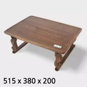 나무소품 돌상 다과상 소나무 개다리소반 국산 백일상 찻상