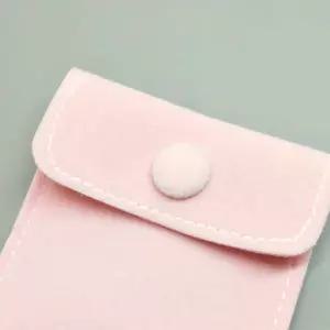 휴대용 주얼리 보관 파우치 스웨이드 악세사리 반지 목걸이 포장 주머니