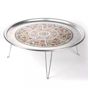 주방용품 옛날 양은밥상 접이식밥상 밥상 발상 별왕대양은발상