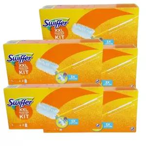 스위퍼 헤비듀티 더스터 흡착 청소포 세트 180 먼지떨이 털이 롱핸들1개 리필2매 5세트