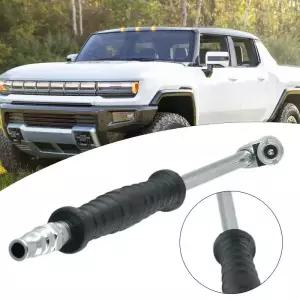 타이어탈착기 1 X 차량용 타이어 공기 펌프 에어 노즐 자동 고압 자전거 풍선 듀얼 헤드 척 밸브