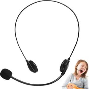 PPER-Jie 가짜 마이크 헤드셋 할로윈 파티 의상을 위한 맞춤