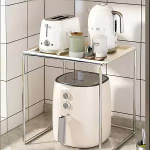 주방 에어프라이어 랙 다이 거치대 수납장 전자레인지 밥솥