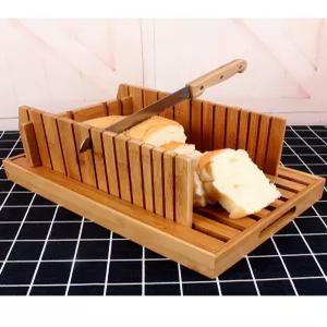 우드 두께조절 식빵 써는 도구 커팅기 통식빵 빵 자르기 슬라이서 베이글 토스트 바게트