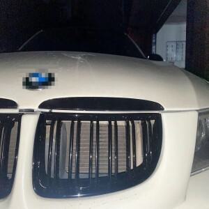 BMW 3 시리즈 2005-2008 E90 더블 슬레이트 글로스 그릴용 전면 신장
