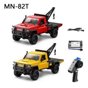RC카 자동차 오토바이 모형 무선 조정 오프로드 드리프트 미니 포크레인 MN82T RC 크롤러 1/12 2.4G 4륜 구