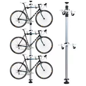 실내 베란다 자전거거치대 행거 기둥식 벽걸이 아파트 고정 걸이 천장 스탠