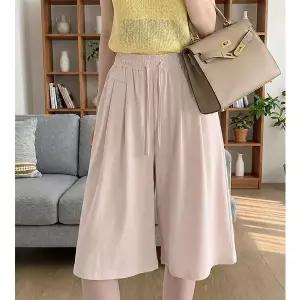 핫딜) 여성 5부 밴딩 팬츠 치마바지