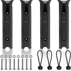 낚싯대 홀더 4팩 랙 보트용 나사 장착 포함 측면