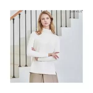 조이너스 아이보리 코튼 모달 티블라우스 J243B001A_03