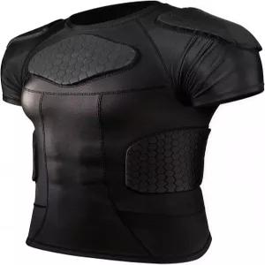 아이콜로르테 남성 패딩 보호 셔츠 패드 가슴 갈비뼈 축구 장비