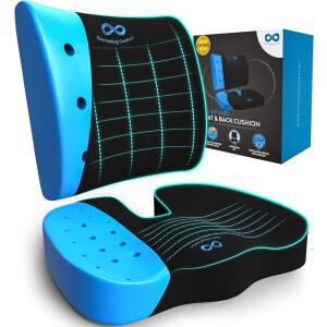 에버래스트 컴포트 닥터가 용 액세서리 인체공학적 지지 시트 베개 의자 자동차용 사무용 폼 책상 메모리 좌골 등받이 꼬리뼈 쿠션