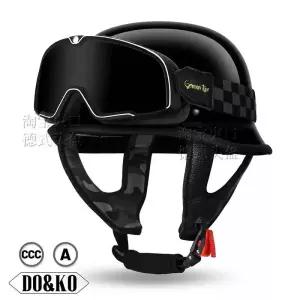 오토바이 헬멧 3XL 여름 레트로 킥보드 스쿠터 대두 바이크 경량 소두