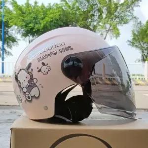 포차코 헬멧 풀페이스 스쿠터 대두 경량 오토바이 킥보드 여름 소두 레트로 바이크