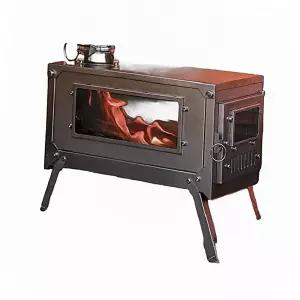 캠핑용 순수 접이식 난로 경량 티타늄 화목