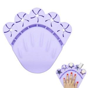 HMAXING 미끄럼 방지 틸트 매니큐어 병 홀더, 홈 네일 폴리쉬 스탠드 팔걸이 패드, 아트 툴 페인트 테크 매트 정리함 액세서리