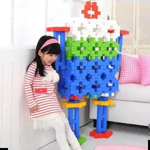 유아생일선물 어린이날 선물 사각 블럭 조립 놀이 큰사이즈
