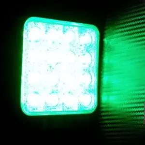 휴대용공기청정기 방수 그린LED서치라이트 집어등 12V 24V겸용 48W