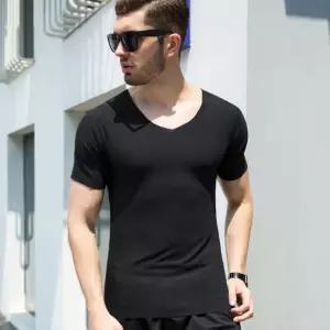 반팔 남성 쿨티 여름 심리스 무봉제 런닝 V넥 쿨티셔츠 런칭특가 노라인 반팔티셔츠 냉감 남자