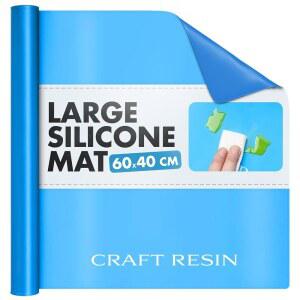 크래프트 대형 실리콘 매트, 수지 u2013 23 6 u201D x 15 7 논스틱, 에폭시 및 UV 수지용 내열 DIY 프로젝트 주조 도장용 재사용 가능한 시트