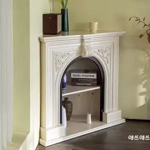 벽난로콘솔 화이트 선반 브라켓 코너 엔틱콘솔 엘레베이터