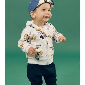 [롯데백화점]디즈니 미키마우스퍼피후드집업상하(MELAN GREY)_79S523003