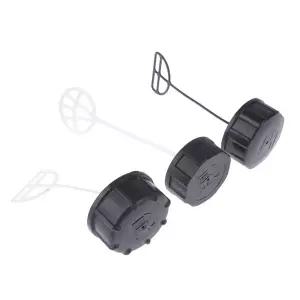 호환  블랙 플라스틱 연료 탱크 캡 교체 GX35 스트리머 브러시 커터 잔디 예초기 엔진 트리머 오일 탱크 캡