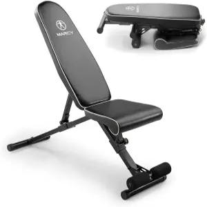 마시 접이식 조절 가능한 유틸리티 웨이트 벤치 전신 운동을 위한 근력 운동 홈 헬스장