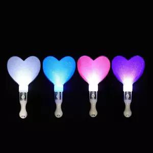 느낌상점 LED 응원봉 하트 모양 황영웅 별 요술