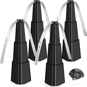 테이블 4팩용 프레테크 플라이 팬 - 레스토랑 파티 가정용 휴대용 자동 피크닉 음식 기피제 스피너