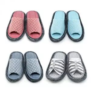 초미세사 세탁 가능한 실내 청소 슬리퍼 거실용 발걸레 실내화