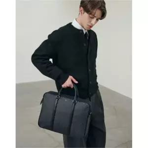닥스 DAKS MEN'S ACCESSORIES 블랙 홀로필 고강도 소재 서류가방 DBBA6E710BK 687472