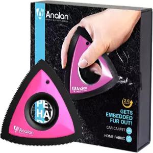 자동차 디테일링 용품용 아날란 미니 반려동물 털 제거제 인테리어용 카펫 강아지 자동 디테일링용 삼각형