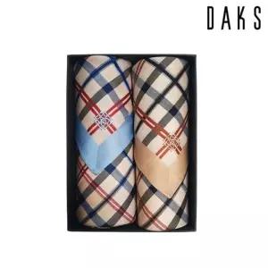 [백화점 정품] 닥스 ACC 25FW 남녀 손수건 2매세트 선염 171번