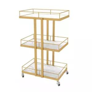 네일샵 트롤리 피부샵카트 선반 이동식 미용 웨건 트레이