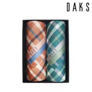 [백화점 정품] 닥스 ACC 25FW 남녀 손수건 2매세트 선염 163번