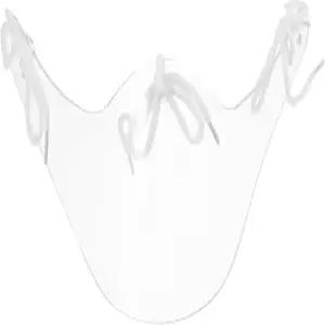 DECHOUS 1Pc 하키 골키퍼 목 보호대 클리어 보호 스포츠 장비 조절 가능한 크기