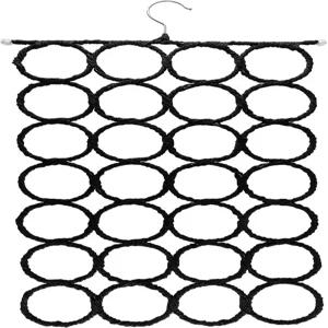 슈퍼 Z 아울렛 접이식 28 링 홀 슬롯 공간 절약 의류 옷장 걸이 스카프 넥타이 벨트 홈 침실 욕실 거실용