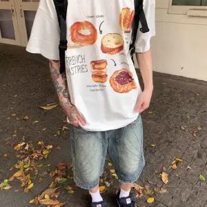 청 빈티지 워싱 데일리 커플 님성 청반바지 벌목 구제 반바지 와이드 5부 C06Z14 다올1