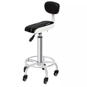 주방 이동식 의자 조리 등받이 스툴 바퀴 회전 높이조절 바의자 휠