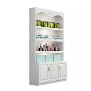 나무장 네일샵 화장품 캐비닛 화장품선반 진열대 업소용