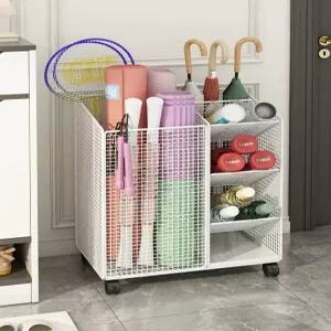 요가매트보관함 폼롤러 운동기구 이동식 정리 선반 틈새 소도구 수납장