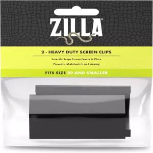 질라 헤비 듀티 스크린 클립 테라리움에 커버 고정 5~29G 사이즈 2팩 소형 착용 가능